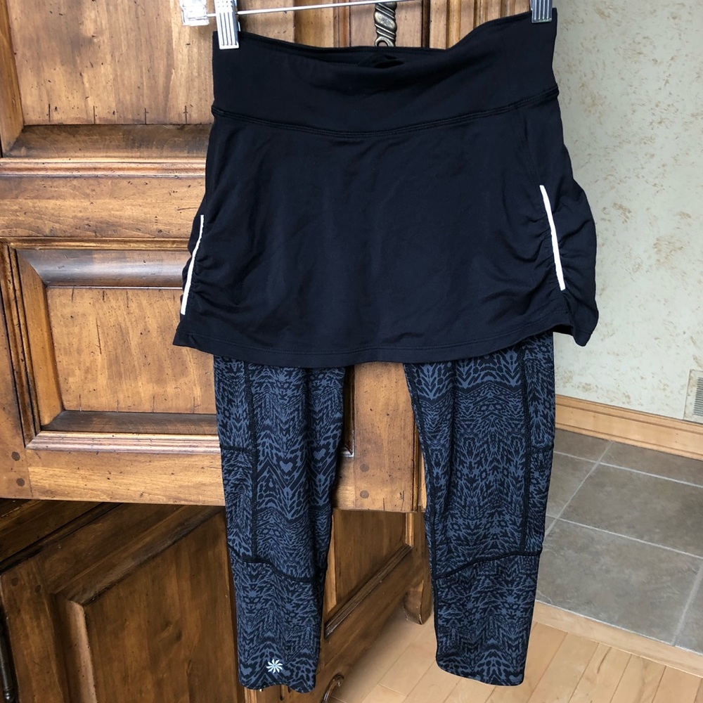 Athleta Skirt & Capri running or yoga pants